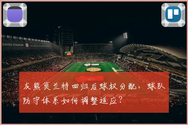 灰熊莫兰特回归后球权分配,球队防守体系如何调整适应?